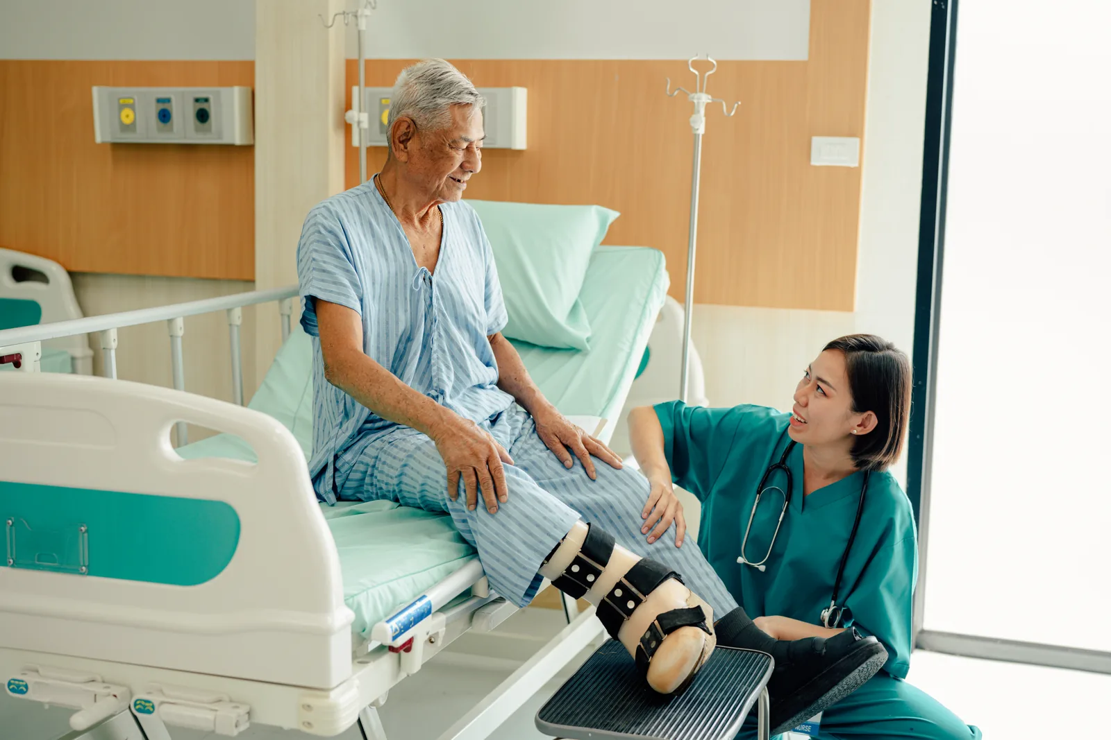 Dr. Shikha guiding post-surgical recovery